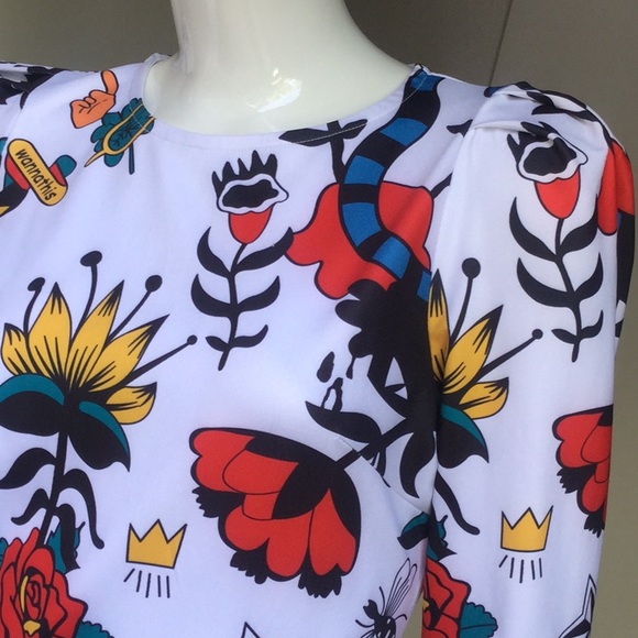 Edgy print dress - Picture 2 of 4